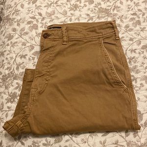American Eagle Men’s Tan Cargo Shorts Size 34
